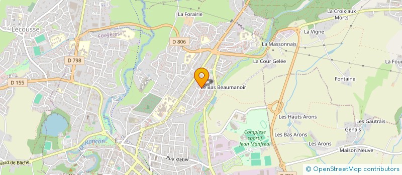 localisation de l'entreprise ASHIT à FOUGERES