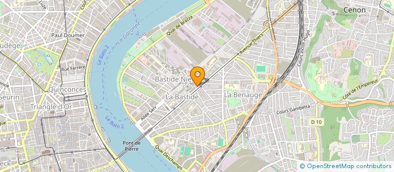 localisation de l'entreprise ASHITAKA  BORDEAUX