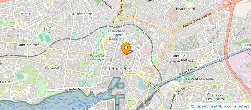 localisation de l'entreprise ASHLEY  LA ROCHELLE