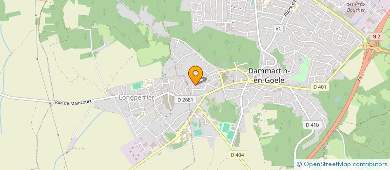 localisation de l'entreprise ASHM  DAMMARTIN-EN-GOELE