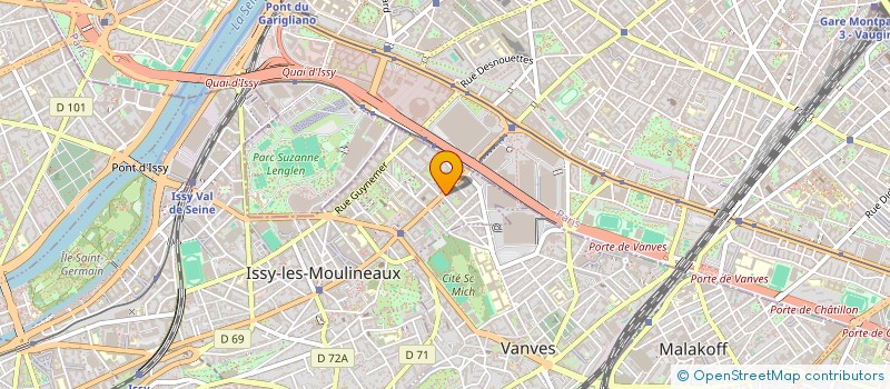 localisation de l'entreprise ASHMITHA à ISSY-LES-MOULINEAUX