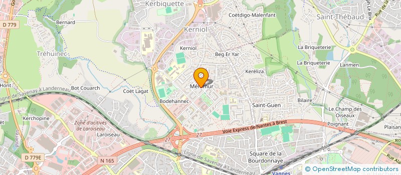 localisation de l'entreprise ASHOCA à VANNES