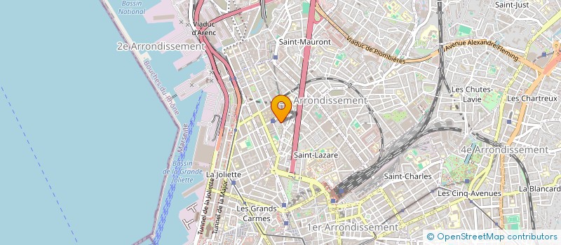 localisation de l'entreprise ASHOURYA DISTRIBUTION à MARSEILLE