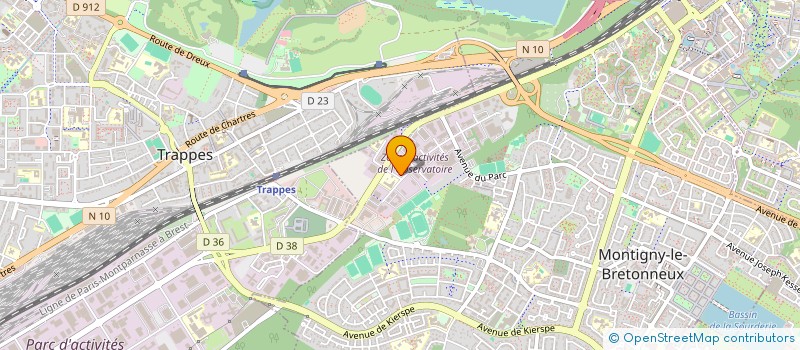 localisation de l'entreprise ASHRAF à MONTIGNY-LE-BRETONNEUX