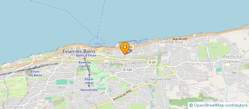 localisation de l'entreprise ASHRAFIAH 1  EVIAN-LES-BAINS