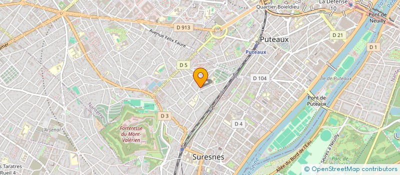 localisation de l'entreprise ASHRAR à SURESNES