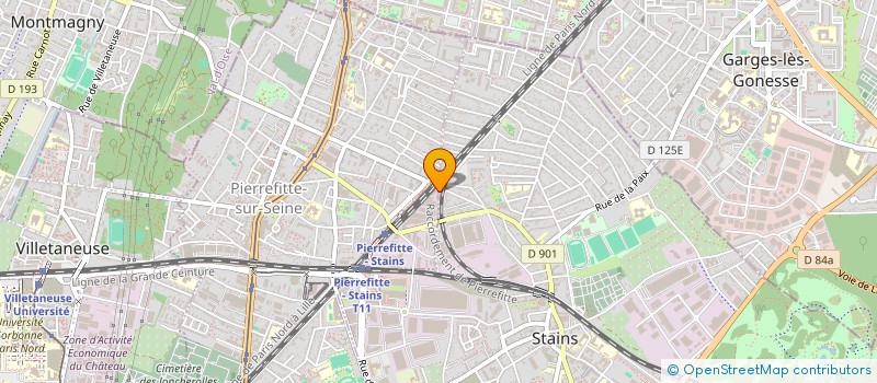 localisation de l'entreprise ASHUR à PIERREFITTE-SUR-SEINE