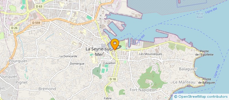 localisation de l'entreprise ASHWIN à LA SEYNE-SUR-MER