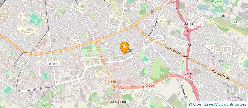 localisation de l'entreprise ASI  LES HAUTS-D'ANJOU