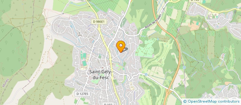 localisation de l'entreprise ASI à SAINT-GELY-DU-FESC
