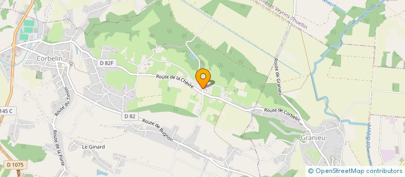 localisation de l'entreprise ASI  CORBELIN