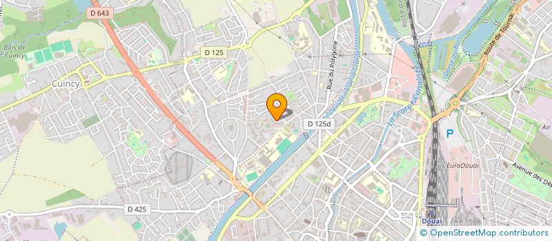 localisation de l'entreprise ASI à DOUAI