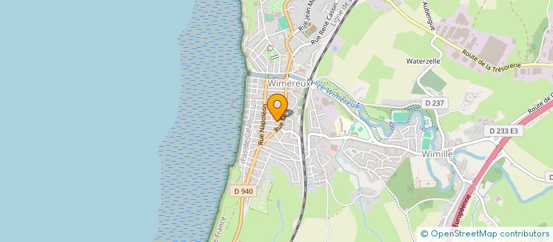 localisation de l'entreprise ASI  WIMEREUX