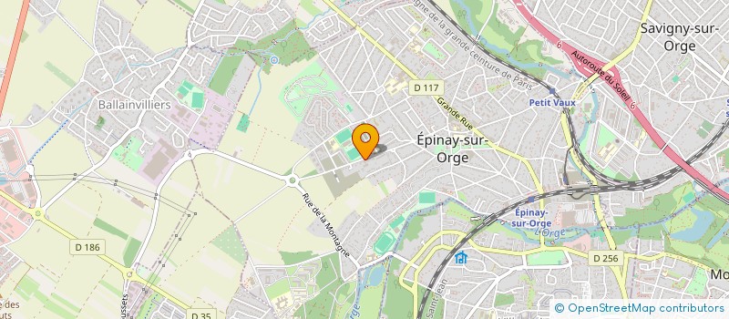 localisation de l'entreprise ASI CONSTRUCTION à EPINAY-SUR-ORGE