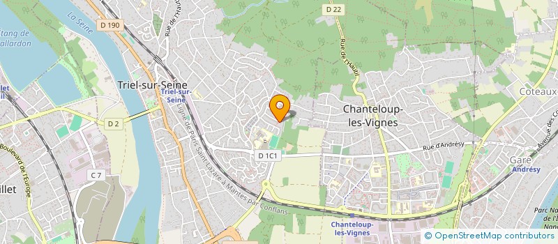 localisation de l'entreprise ASI CONSULT à TRIEL-SUR-SEINE