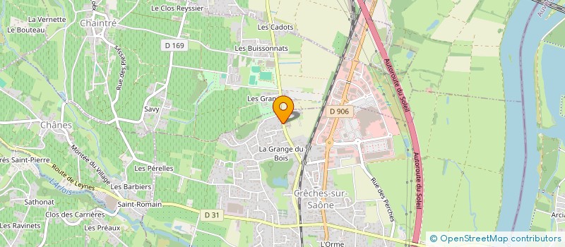 localisation de l'entreprise ASI CONSULTING  CRECHES-SUR-SAONE