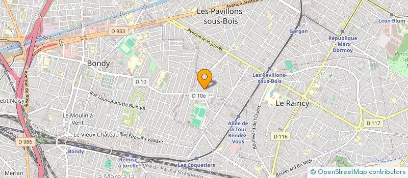 localisation de l'entreprise ASI ETANCHE à LES PAVILLONS-SOUS-BOIS