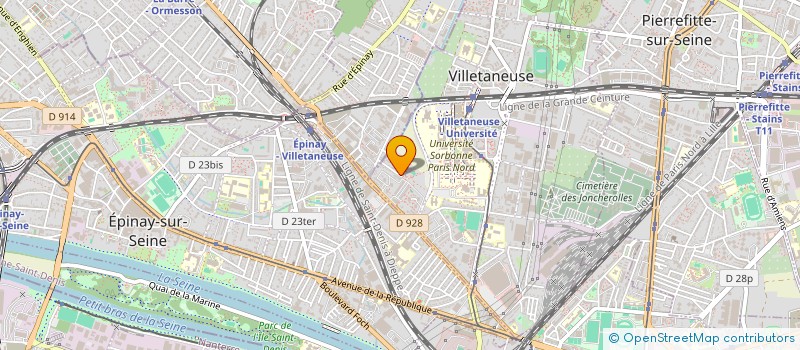 localisation de l'entreprise ASI HOLDING à VILLETANEUSE