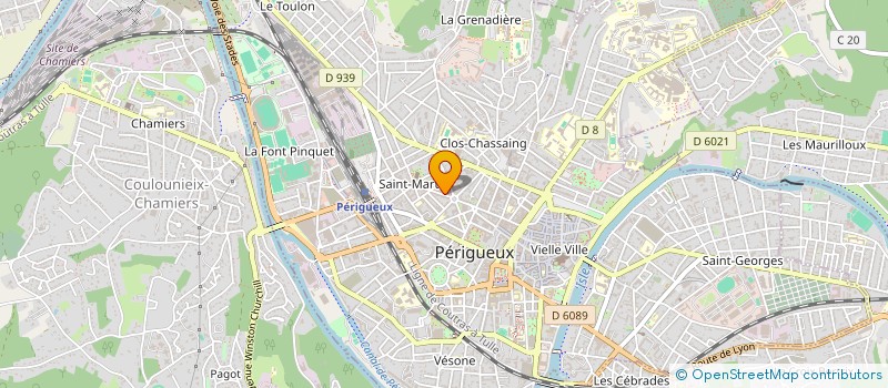 localisation de l'entreprise ASI JCV  PERIGUEUX