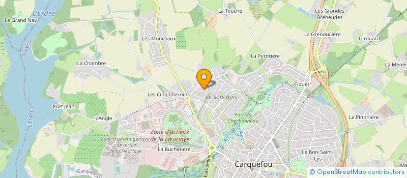 localisation de l'entreprise ASI PROD  THOUARE-SUR-LOIRE