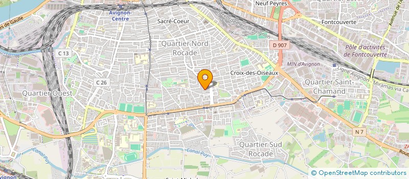 localisation de l'entreprise ASIA  AVIGNON