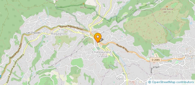 localisation de l'entreprise ASIA BENTO  CHATEAUNEUF-GRASSE