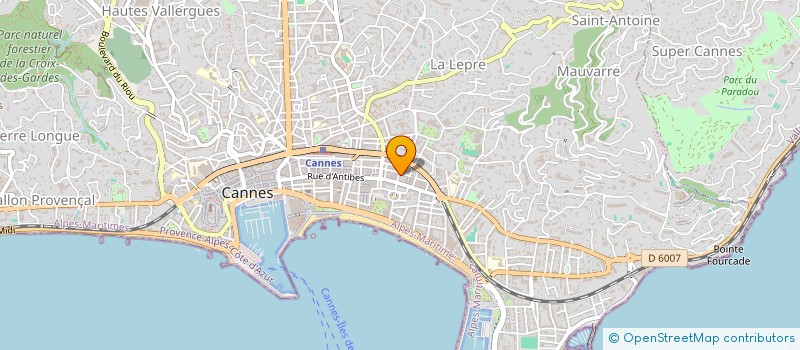 localisation de l'entreprise ASIA BIEN ETRE  CANNES