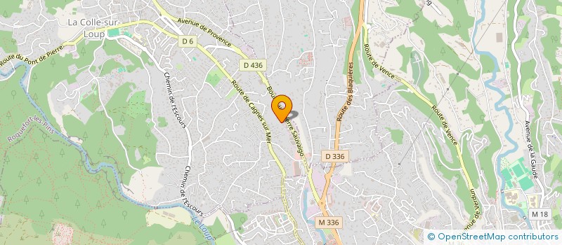 localisation de l'entreprise ASIA CAPITA INVEST  LA COLLE-SUR-LOUP