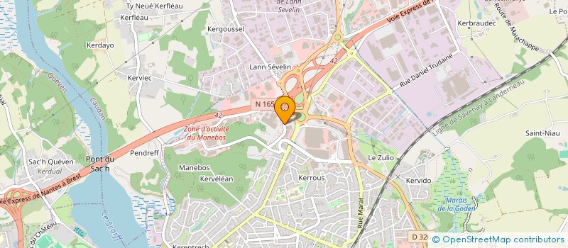 localisation de l'entreprise ASIA D'OR  LANESTER