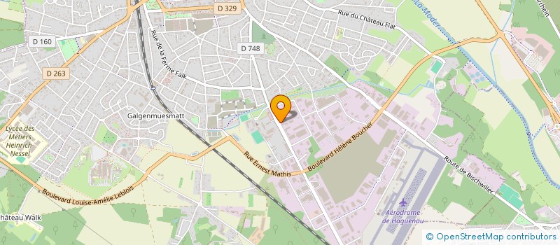 localisation de l'entreprise ASIA DIFFUSION  HAGUENAU