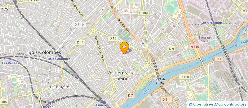 localisation de l'entreprise ASIA DISTRIBUTION  ASNIERES-SUR-SEINE