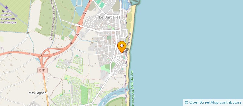 localisation de l'entreprise ASIA FAST FOOD  LE BARCARES