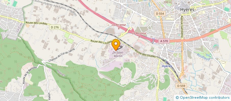 localisation de l'entreprise ASIA FOOD à HYERES