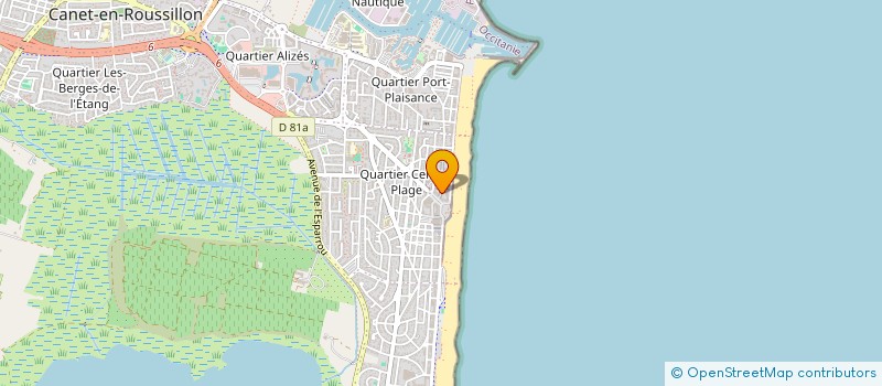 localisation de l'entreprise ASIA FOOD  CANET-EN-ROUSSILLON