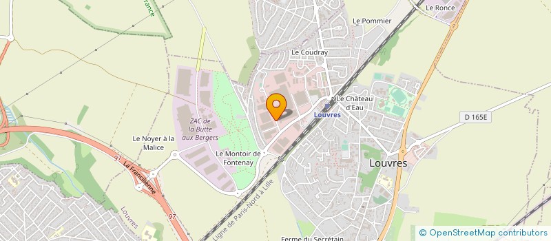 localisation de l'entreprise ASIA GOLDEN FOODS à LOUVRES