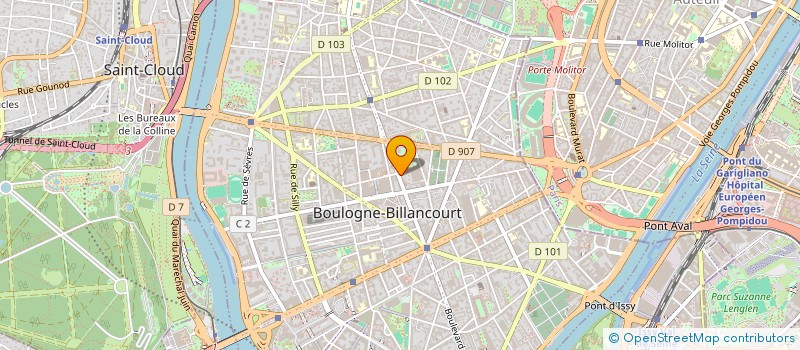 localisation de l'entreprise ASIA LI SPA à BOULOGNE-BILLANCOURT