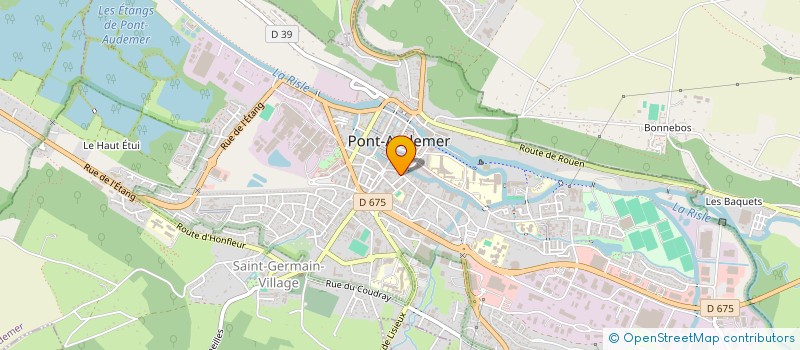localisation de l'entreprise ASIA NORMANDIE à PONT-AUDEMER