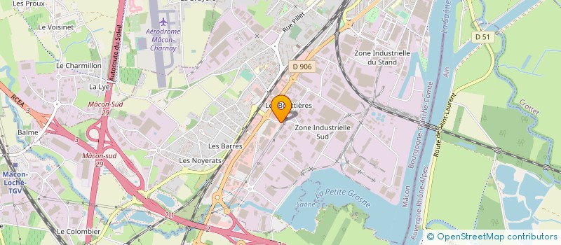 localisation de l'entreprise ASIA SHOP à MACON