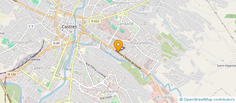 localisation de l'entreprise ASIA STORE  CASTRES