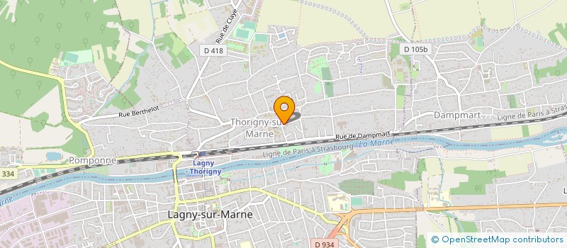 localisation de l'entreprise ASIA SYSTEM INTERNATIONAL  THORIGNY-SUR-MARNE