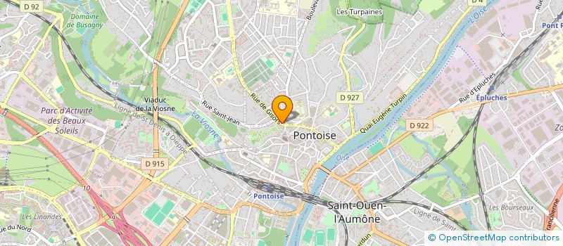 localisation de l'entreprise ASIA TIK  PONTOISE