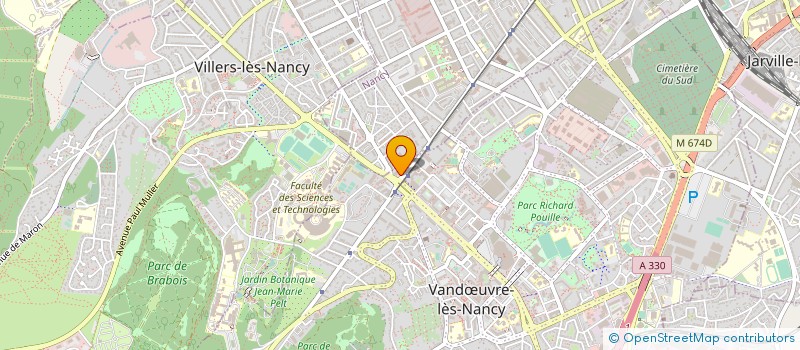 localisation de l'entreprise ASIA WOK VELODROME  VANDUVRE-LES-NANCY