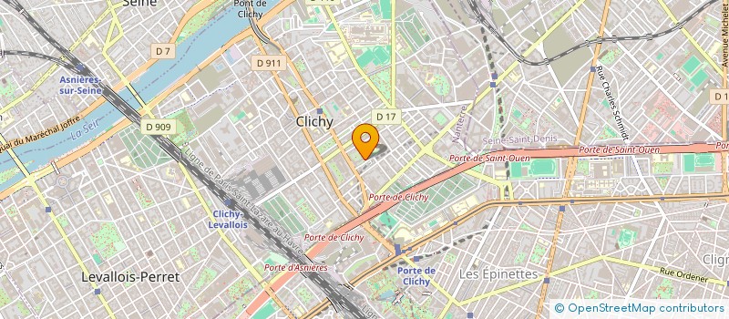 localisation de l'entreprise ASIA-WZ à CLICHY