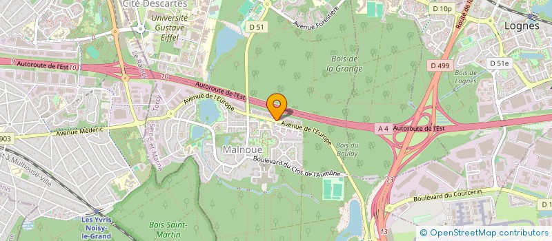 localisation de l'entreprise ASIALINE  EMERAINVILLE