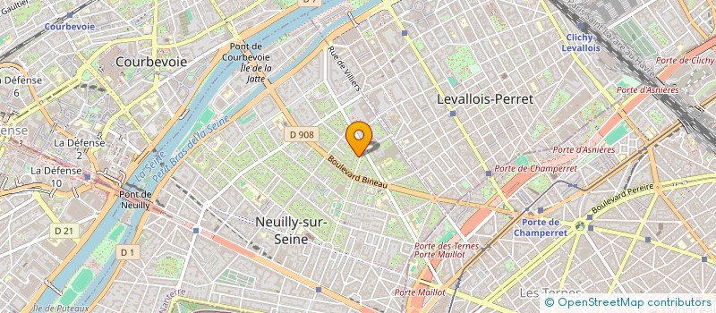 localisation de l'entreprise ASIAM à NEUILLY-SUR-SEINE