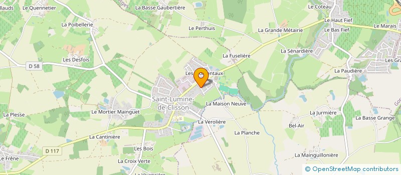 localisation de l'entreprise ASIAME CAPSULE à SAINT-LUMINE-DE-CLISSON