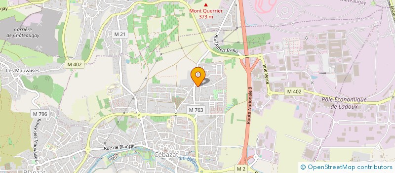 localisation de l'entreprise ASIAN CORE  CEBAZAT