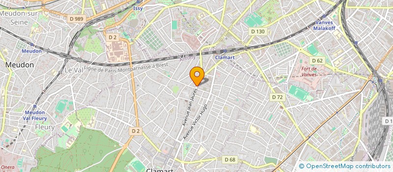 localisation de l'entreprise ASIAN FUSION FACTORY à CLAMART
