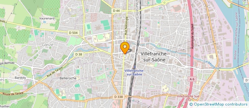 localisation de l'entreprise ASIAN HOUSE à VILLEFRANCHE-SUR-SAONE