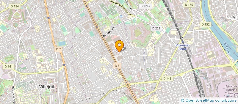localisation de l'entreprise ASIAN INK à VITRY-SUR-SEINE